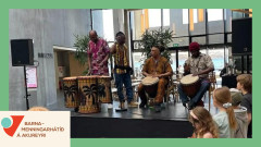 Dillandi afr�sk dans- og trommugle�i fyrir alla fj�lskylduna