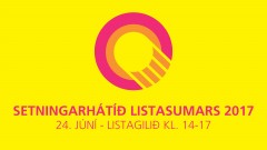 Setningarht Listasumars 2017