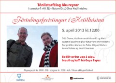 Fstudagsfreistingar  Ketilhsinu 5. aprl 2013